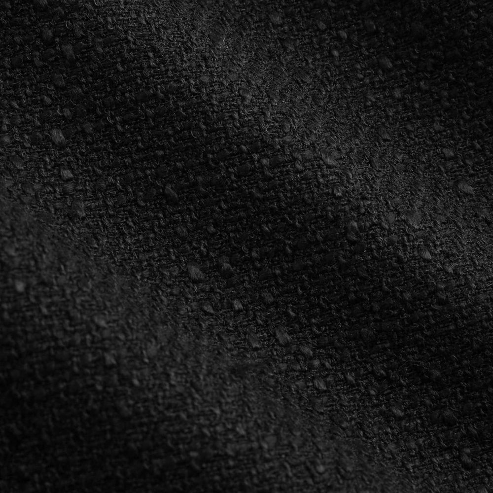 Sz M Cider Tweed Button Crew Neck Jacke Black Women's Jacket with Gold Buttons - Picture 16 of 16